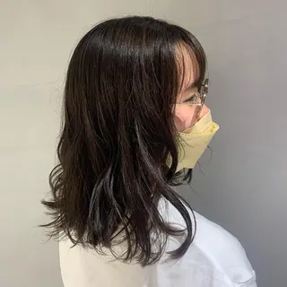 ミディアム “ととのう”ヘッドス パ🌿本多麻亜優のヘアスタイル