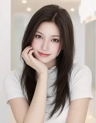 セミロング 柔らか透明感カラー ☀️koshi☀️のヘアスタイル