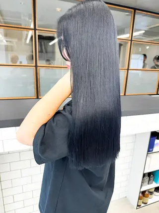 カラー ロング 韓国🫧髪質改善🫧 縮毛矯正🫧陽菜🫧のヘアスタイル