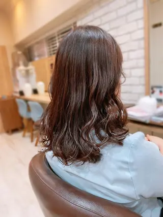 セミロング カラー 清水 有実子のヘアスタイル