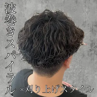 ショート パーマ メンズ MAhalo自由が丘所属・メンズパーマ💈 🧑🏼🦱カットのヘアスタイル