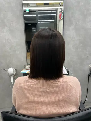 ミディアム 角田 萌夏のヘアスタイル