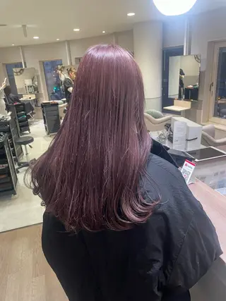 ロング カラー ayano / 透明感・くすみカラーのヘアスタイル