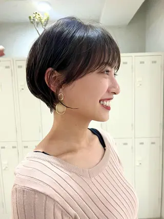 ショート カラー メンズ特化 刈り上げない/金井のヘアスタイル