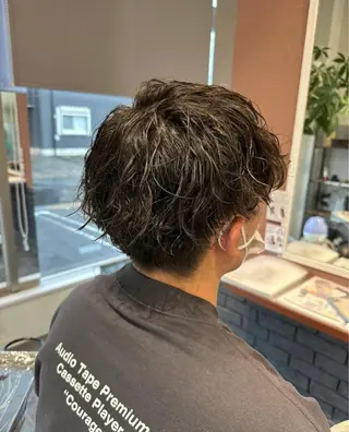 パーマ メンズ TELAHAIR成田 マネージャー吉野美羽のヘアスタイル