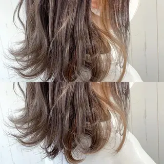 ミディアム 髪質改善/ハイライト 小林秀樹のヘアスタイル