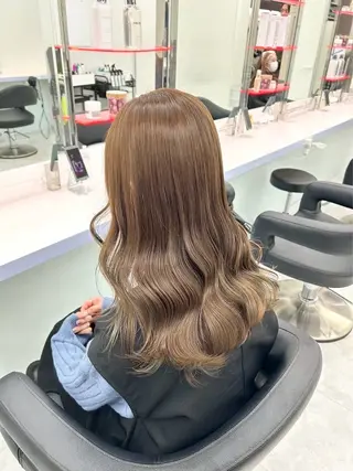 ロング カラー トレンドカラー🩵 羽衣🎀横浜🪄ྀིのヘアスタイル