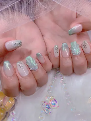 ネイル シェアサロンLei.g(レイジー)所属・3Dアートネイル💗 都築レナのネイルデザイン