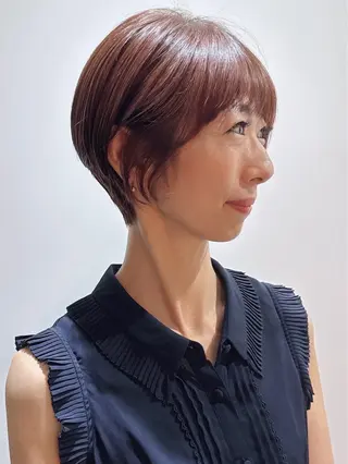 ショート モリオフロムロンドン原宿本店所属・ショート/ボブ/ハイ トーン/Nanahaのヘアスタイル