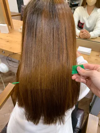 ロング パーマ little広島所属・縮毛矯正/髪質改善 矢川 純のヘアスタイル