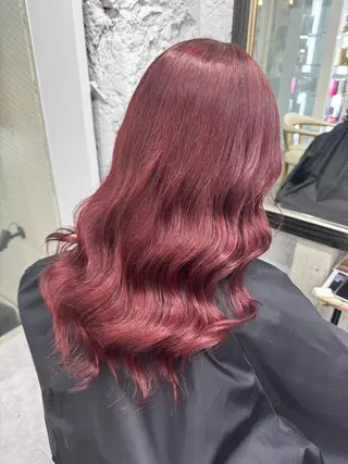 ロング カラー ハイトーン/ダブル カラー/akihoのヘアスタイル