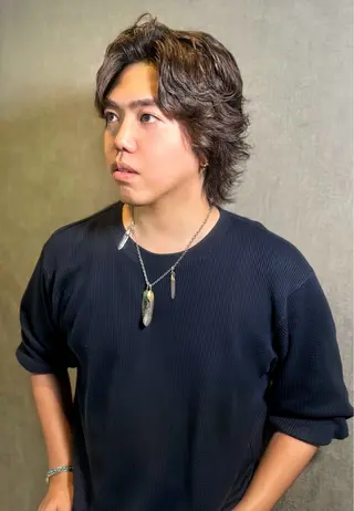 ミディアム 村井 隆仁のヘアスタイル