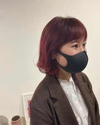 ミディアム カラー STAN WOOD所属・似合わせcut 🔥yutakaのヘアスタイル