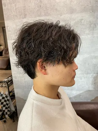 ショート パーマ メンズ if ...hair salon所属・明神 拳翔のヘアスタイル