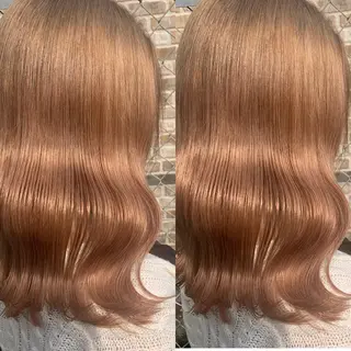 セミロング カラー BOOMBOX所属・Clair クレアのヘアスタイル