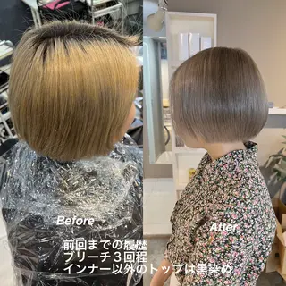 ショート カラー daiki 原宿のヘアスタイル
