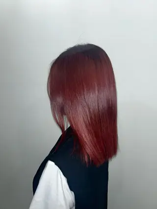ミディアム カラー 韓国風透明感カラー／ Natsumiのヘアスタイル