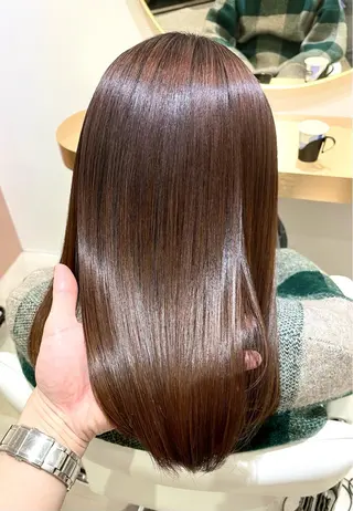 ロング LAGRECE大阪梅田店所属・美髪矯正・髪質改善 【中村吉孝】のヘアスタイル