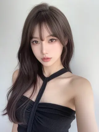 セミロング 髪質改善×韓国ヘア HIROのヘアスタイル