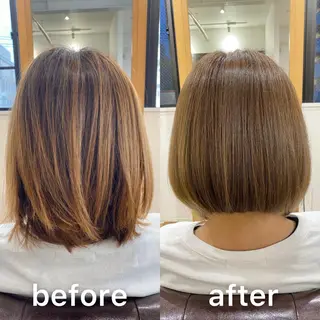 ショート カラー KIZU 髪質改善 オカルト怪談のヘアスタイル