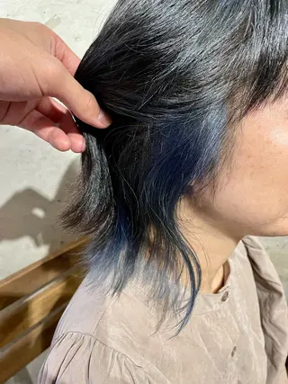 ミディアム カラー 坂本 勇将のヘアスタイル