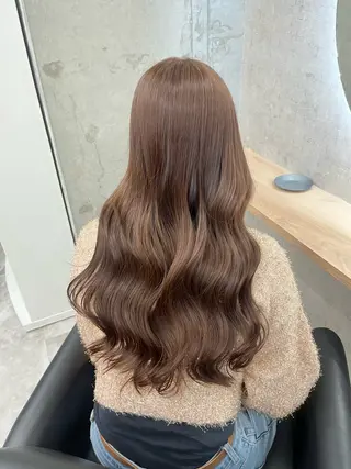 ロング カラー カット、エクステ/ モデル募集/Yuiのヘアスタイル