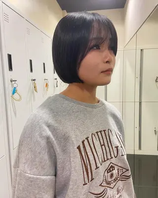 ミディアム 髪質改善・酸性・ ストレート　Maruのヘアスタイル