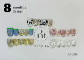ネイル Rich to半田店所属・榊原 千莉のネイルデザイン