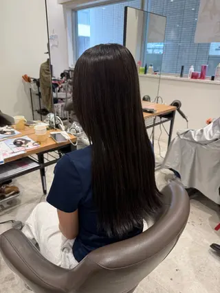 ロング カラー 髪質改善カラー ゆづきのヘアスタイル