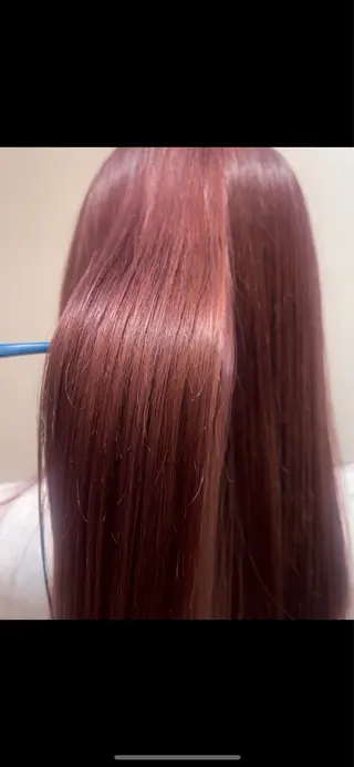 ロング カラー レイヤーカット 特化 ☘︎︎せりのヘアスタイル