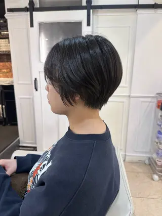ショート mio/【日本橋】 パーマモデルのヘアスタイル