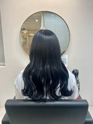 ロング カラー 韓国🇰🇷艶髪 ケアカラーSHURIのヘアスタイル