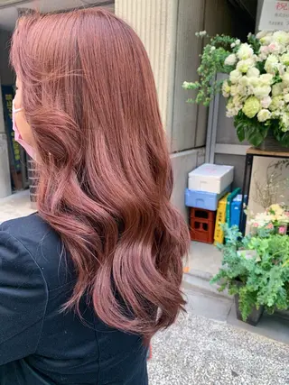 カラー 韓国ヘア♡ 顔まわりカットayaのヘアスタイル