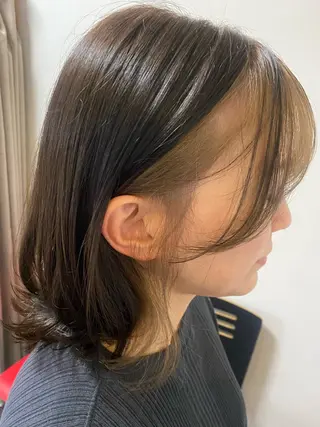 ミディアム 美容室Limb所属・髪質改善/縮毛/小林 水葵のヘアスタイル