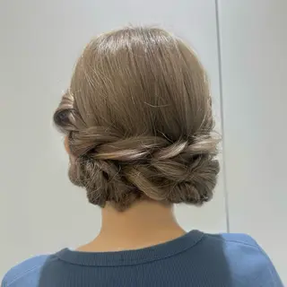 ロング ヘアアレンジ カット/艶カラー🎨 平間千賀のヘアスタイル