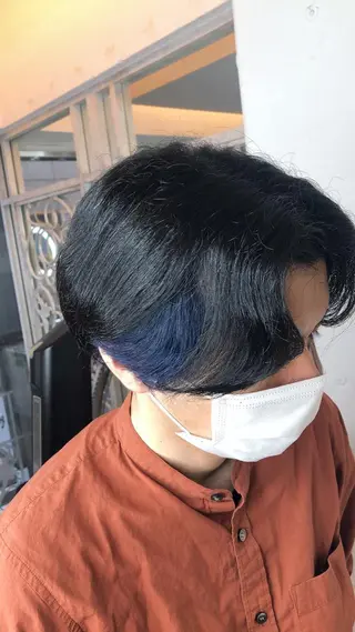 ショート カラー メンズ デザインカラー🎨 下北沢 / 磯部のヘアスタイル