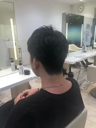 ショート カラー メンズ ナチュラル艶カラー 🤎maoのヘアスタイル