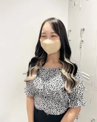 ロング カラー 🔗透明感カラー🔗 エクステ✂️はるちかのヘアスタイル