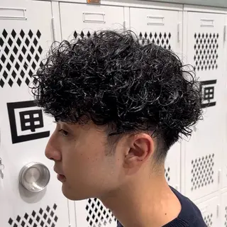 パーマ メンズ 当日予約⭕️ fifth渋谷太田のヘアスタイル
