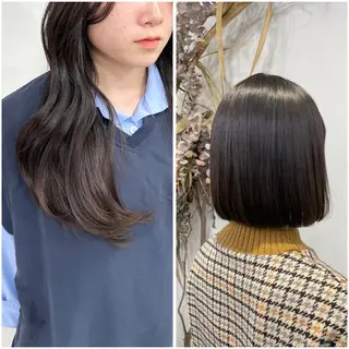 ミディアム 地毛風縮毛矯正 / ショート🫧ひらやまのヘアスタイル