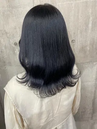 セミロング カラー SHURI❤️‍🔥 中/韓mix ♡のヘアスタイル