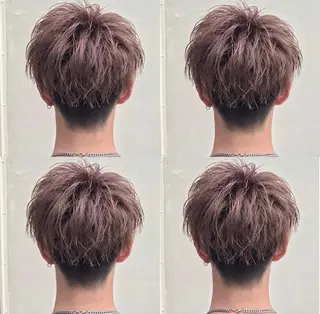 カラー パーマ メンズ 髪質改善🫧ベージュ 椙山 響のヘアスタイル