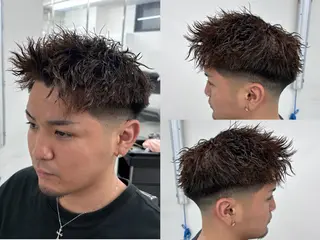 カラー パーマ メンズ 土岐 仁/メンズ専門 パーマ特化美容師🌀のヘアスタイル