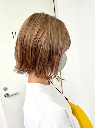 ショート カラー LucksiMie 銀座店所属・【韓国　レイヤー 髪質改善✨】かずのヘアスタイル