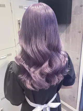 セミロング カラー パーマ ヘアアレンジ メンズ キッズ ネイル マツエク・マツパ アイブロウ 似合わせカラー♡髪質 改善🎀サトカ🍒のヘアスタイル