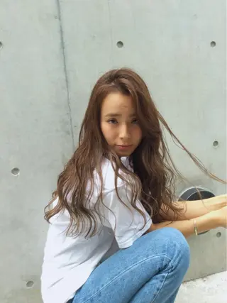 ロング カラー コジマ ダイスケのヘアスタイル