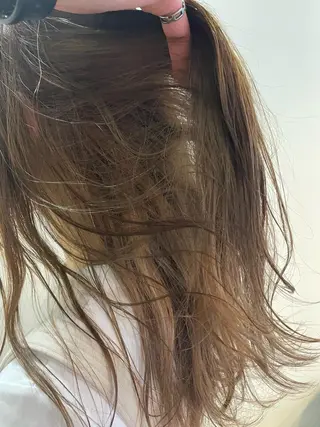 セミロング カラー haf店長 ✂︎タカハシレン✂︎のヘアスタイル