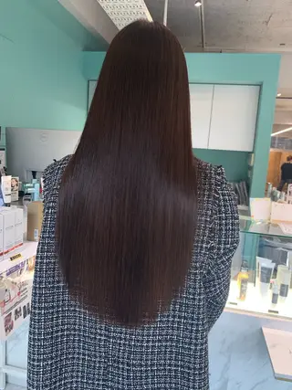 ロング 髪質改善&縮毛矯正 池本 有宏のヘアスタイル