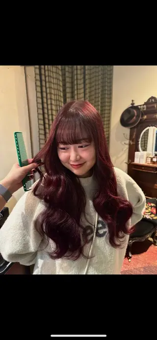 カラー もりやま りりかのヘアスタイル