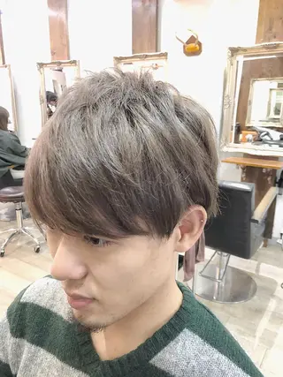 ショート カラー メンズ Lauburu渋谷 officialのヘアスタイル